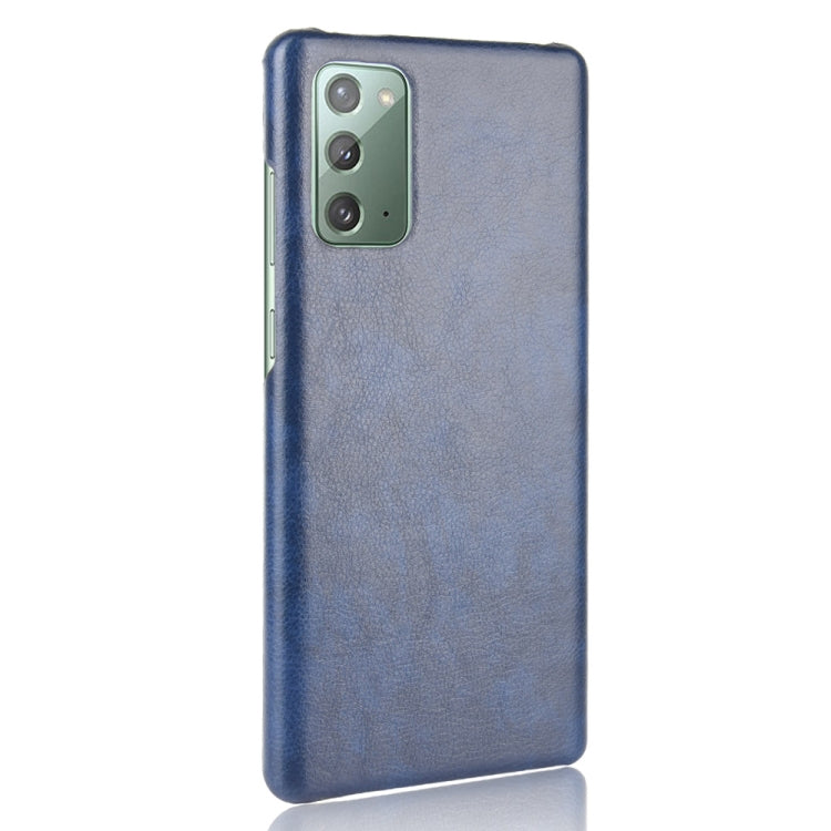For Samsung Galaxy Note20 Shockproof Litchi Texture PC + PU Case