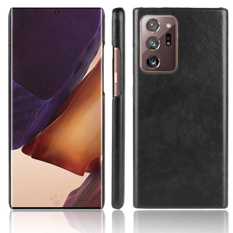 For Samsung Galaxy Note20 Ultra Shockproof Litchi Texture PC + PU Case