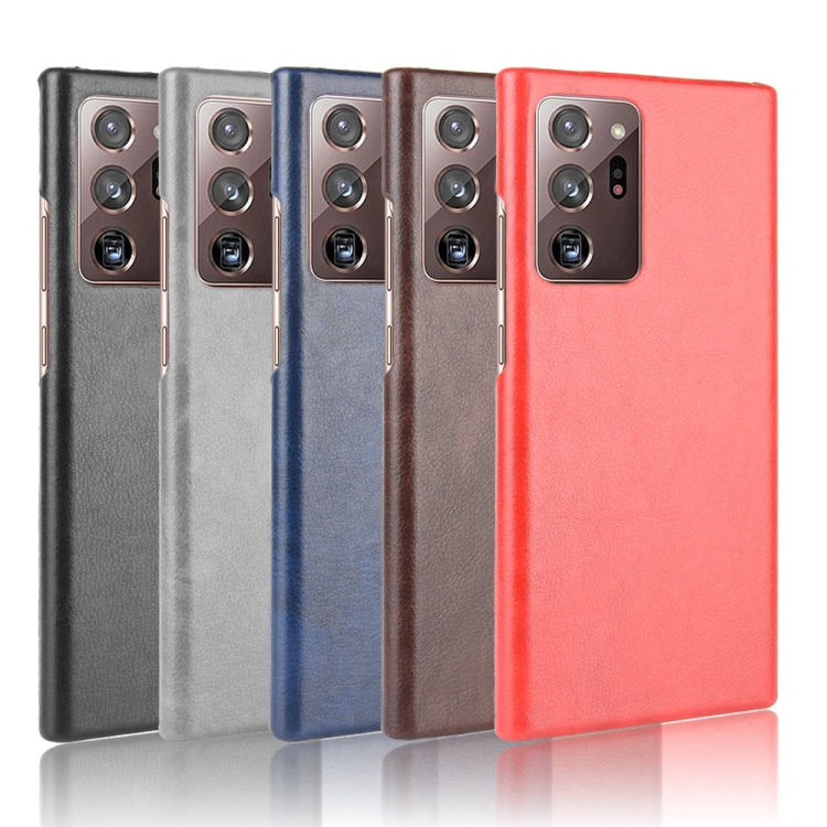 For Samsung Galaxy Note20 Ultra Shockproof Litchi Texture PC + PU Case