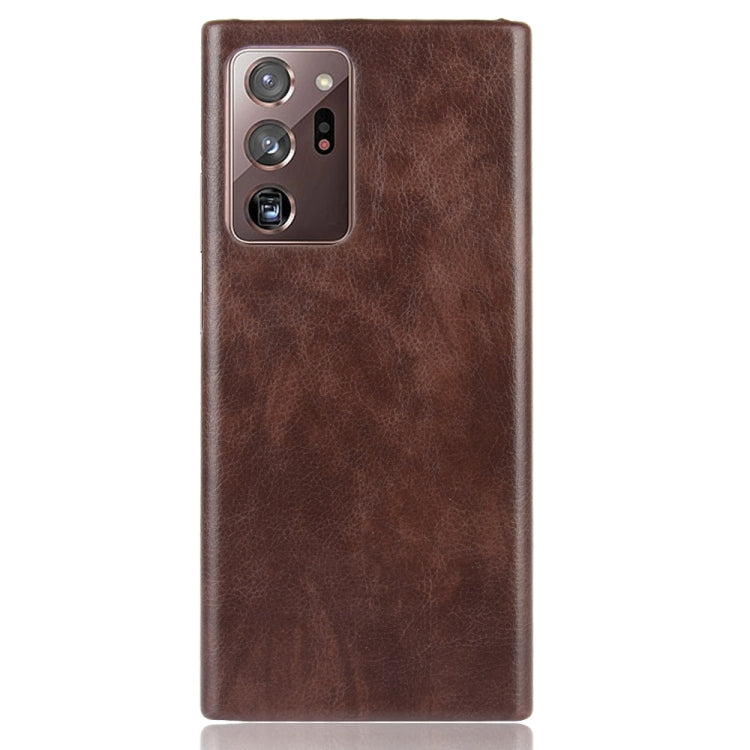 For Samsung Galaxy Note20 Ultra Shockproof Litchi Texture PC + PU Case