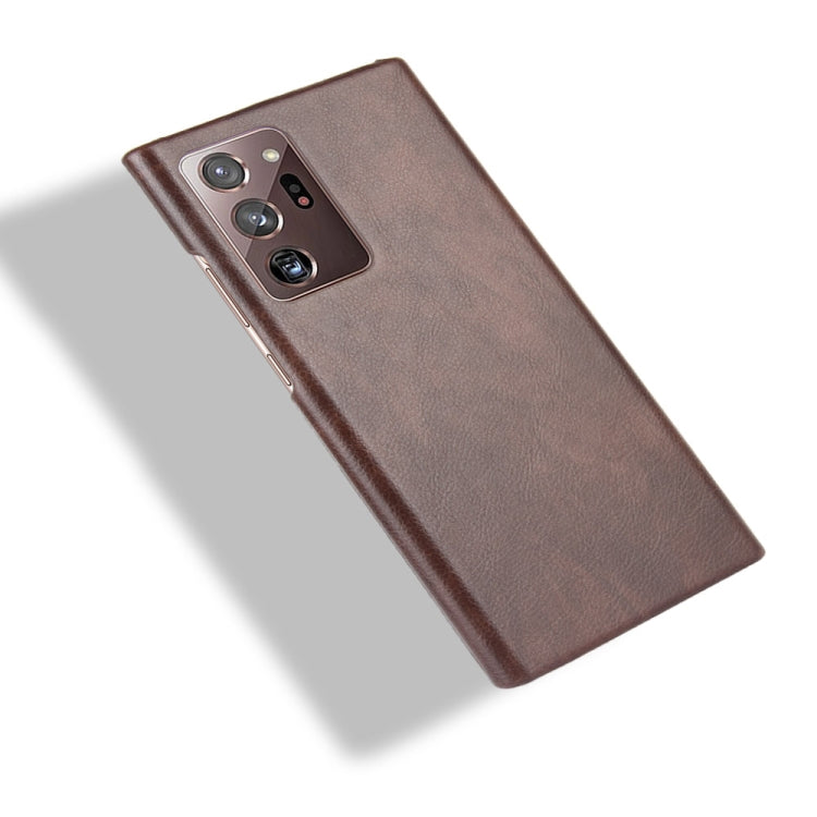For Samsung Galaxy Note20 Ultra Shockproof Litchi Texture PC + PU Case