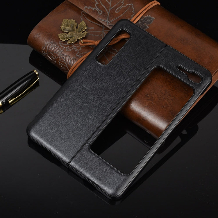 For Galaxy Fold 4G / Fold 5G / W20 5G Shockproof Litchi Texture PC + PU Case