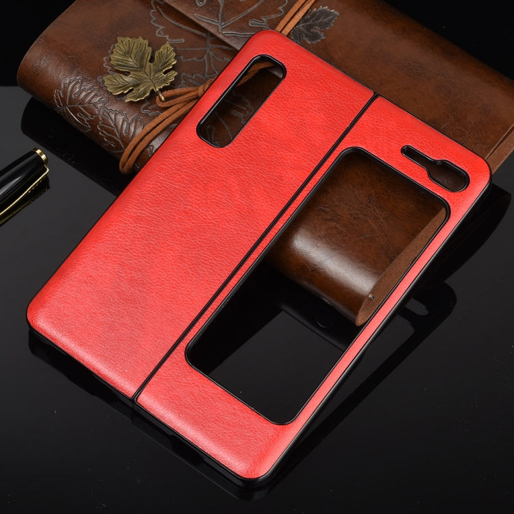 For Galaxy Fold 4G / Fold 5G / W20 5G Shockproof Litchi Texture PC + PU Case