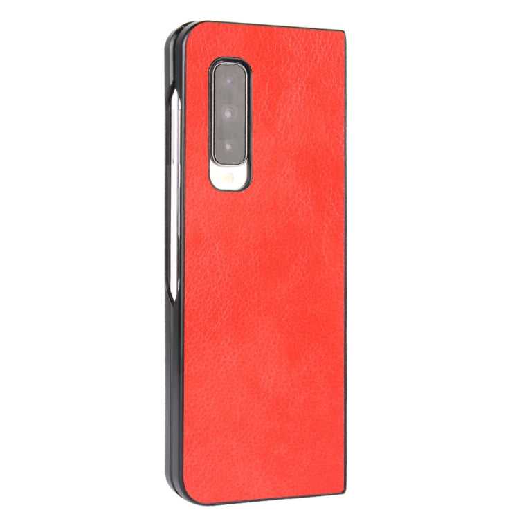 For Galaxy Fold 4G / Fold 5G / W20 5G Shockproof Litchi Texture PC + PU Case