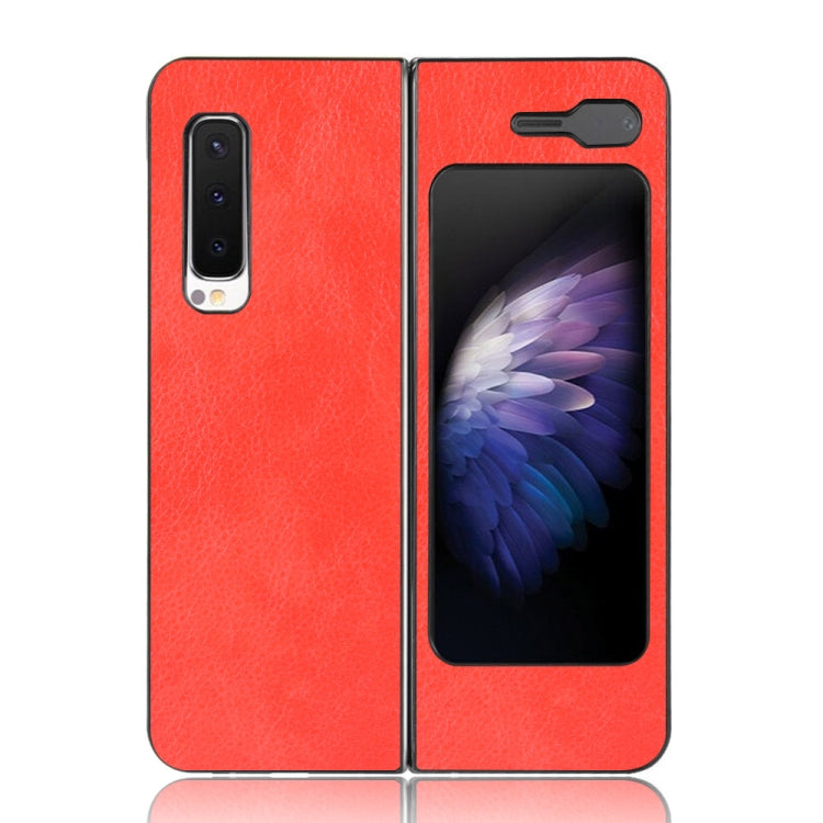 For Galaxy Fold 4G / Fold 5G / W20 5G Shockproof Litchi Texture PC + PU Case