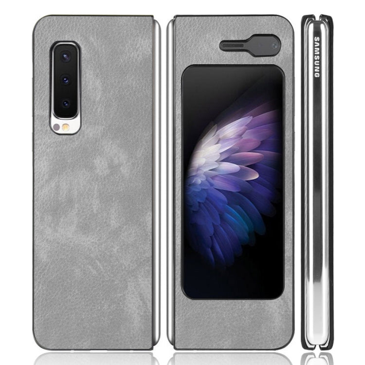 For Galaxy Fold 4G / Fold 5G / W20 5G Shockproof Litchi Texture PC + PU Case