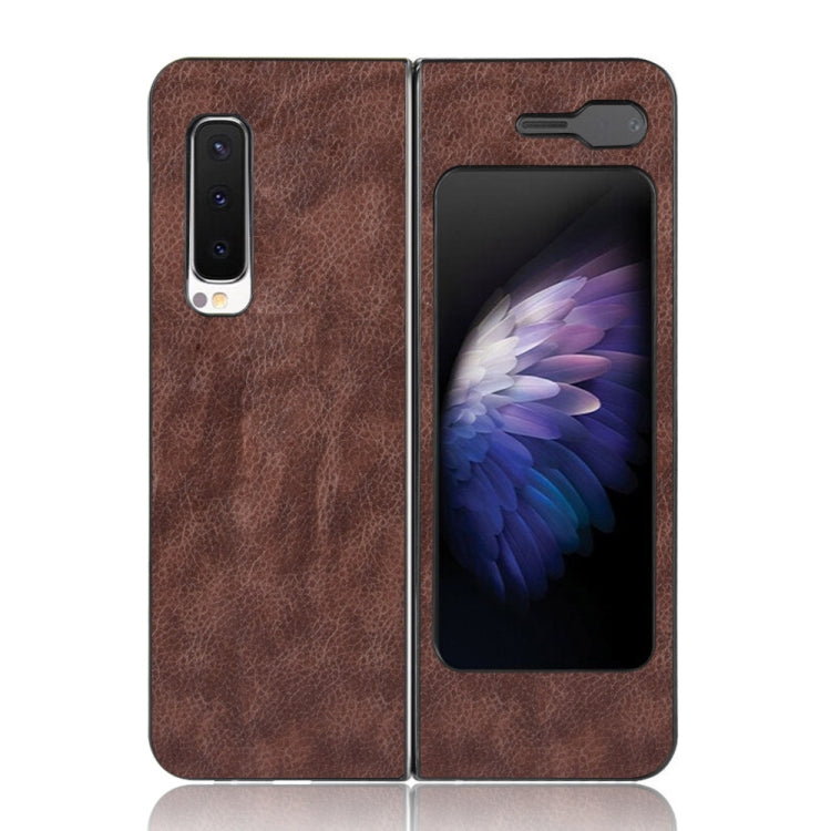 For Galaxy Fold 4G / Fold 5G / W20 5G Shockproof Litchi Texture PC + PU Case