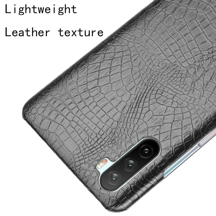 For Huawei Mate 40 Lite/Maimang 9 Shockproof Crocodile Texture PC + PU Case