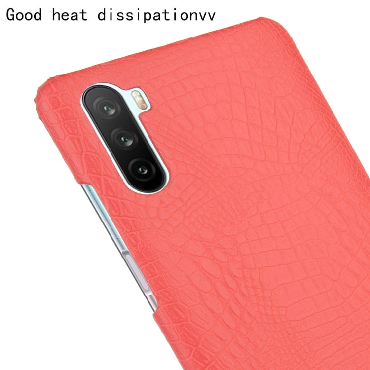 For Huawei Mate 40 Lite/Maimang 9 Shockproof Crocodile Texture PC + PU Case