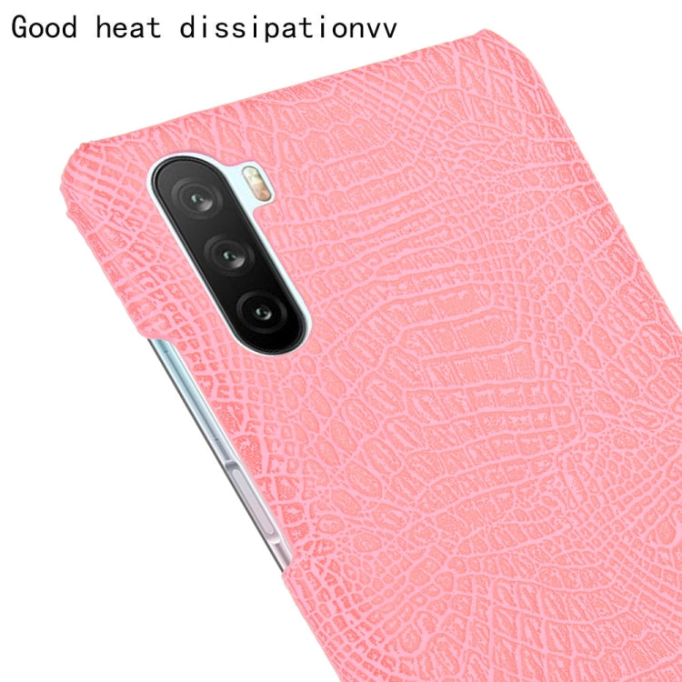 For Huawei Mate 40 Lite/Maimang 9 Shockproof Crocodile Texture PC + PU Case