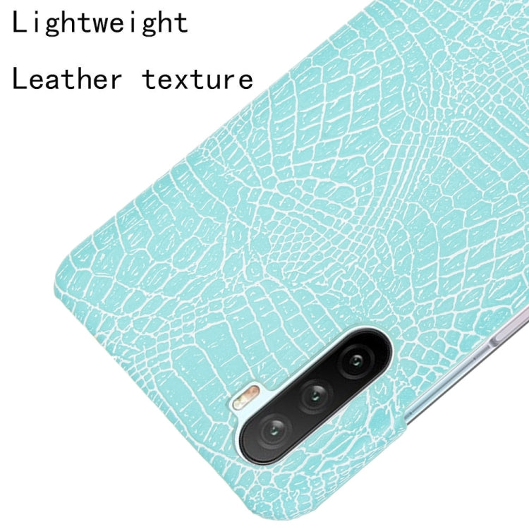 For Huawei Mate 40 Lite/Maimang 9 Shockproof Crocodile Texture PC + PU Case
