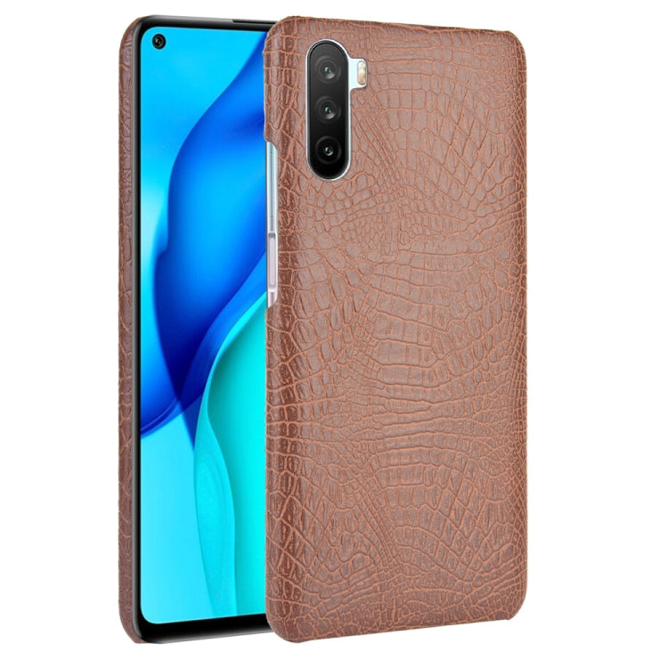 For Huawei Mate 40 Lite/Maimang 9 Shockproof Crocodile Texture PC + PU Case