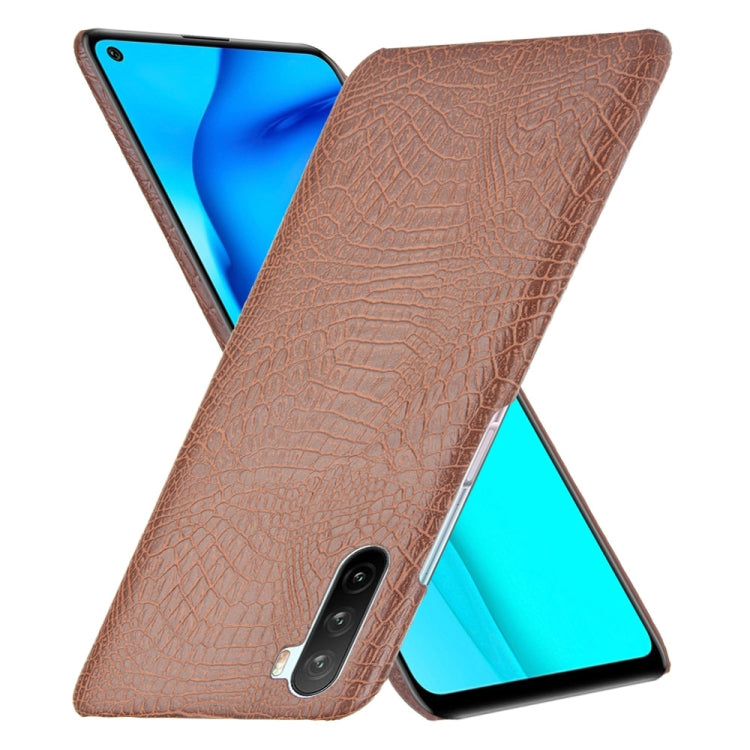 For Huawei Mate 40 Lite/Maimang 9 Shockproof Crocodile Texture PC + PU Case