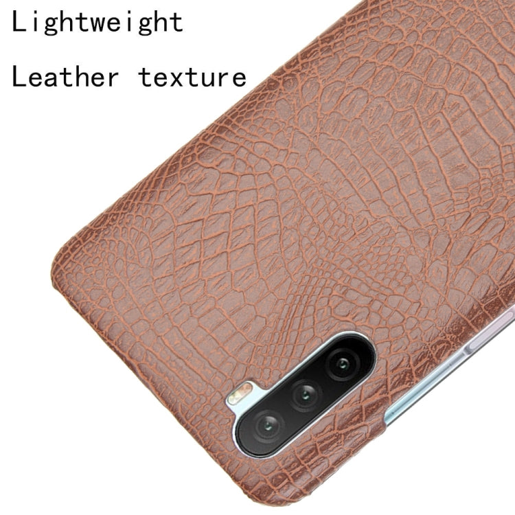 For Huawei Mate 40 Lite/Maimang 9 Shockproof Crocodile Texture PC + PU Case