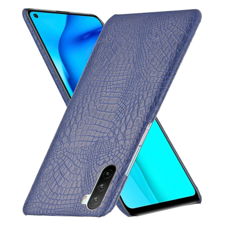 For Huawei Mate 40 Lite/Maimang 9 Shockproof Crocodile Texture PC + PU Case