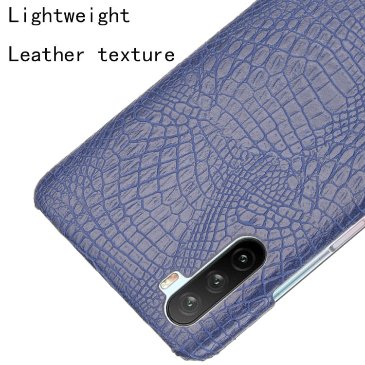 For Huawei Mate 40 Lite/Maimang 9 Shockproof Crocodile Texture PC + PU Case