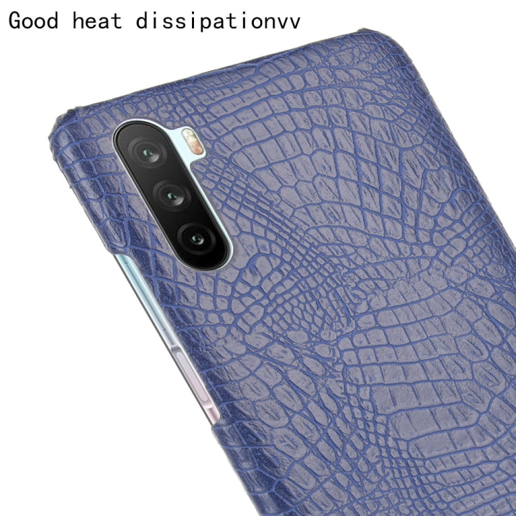For Huawei Mate 40 Lite/Maimang 9 Shockproof Crocodile Texture PC + PU Case