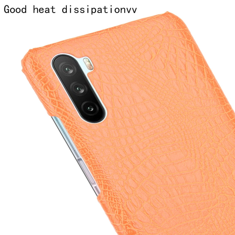 For Huawei Mate 40 Lite/Maimang 9 Shockproof Crocodile Texture PC + PU Case