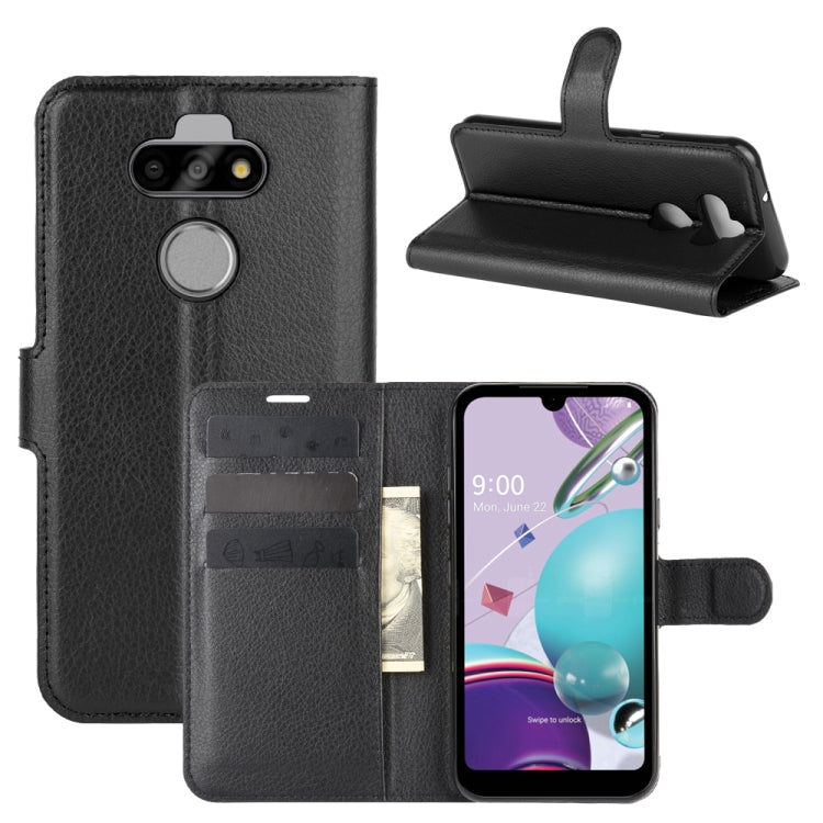 For LG K31/Aristo 5/Aristo 5 Plus Litchi Texture Horizontal Flip Protective Case with Holder & Card Slots & Wallet