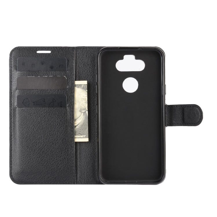 For LG K31/Aristo 5/Aristo 5 Plus Litchi Texture Horizontal Flip Protective Case with Holder & Card Slots & Wallet