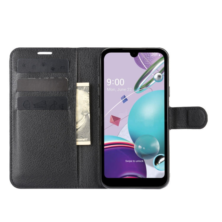 For LG K31/Aristo 5/Aristo 5 Plus Litchi Texture Horizontal Flip Protective Case with Holder & Card Slots & Wallet