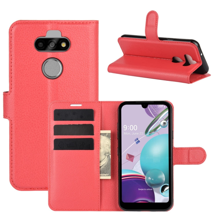 For LG K31/Aristo 5/Aristo 5 Plus Litchi Texture Horizontal Flip Protective Case with Holder & Card Slots & Wallet