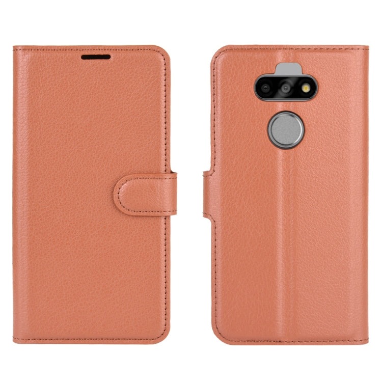 For LG K31/Aristo 5/Aristo 5 Plus Litchi Texture Horizontal Flip Protective Case with Holder & Card Slots & Wallet