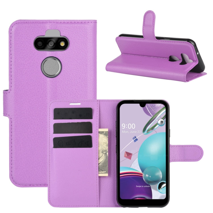 For LG K31/Aristo 5/Aristo 5 Plus Litchi Texture Horizontal Flip Protective Case with Holder & Card Slots & Wallet