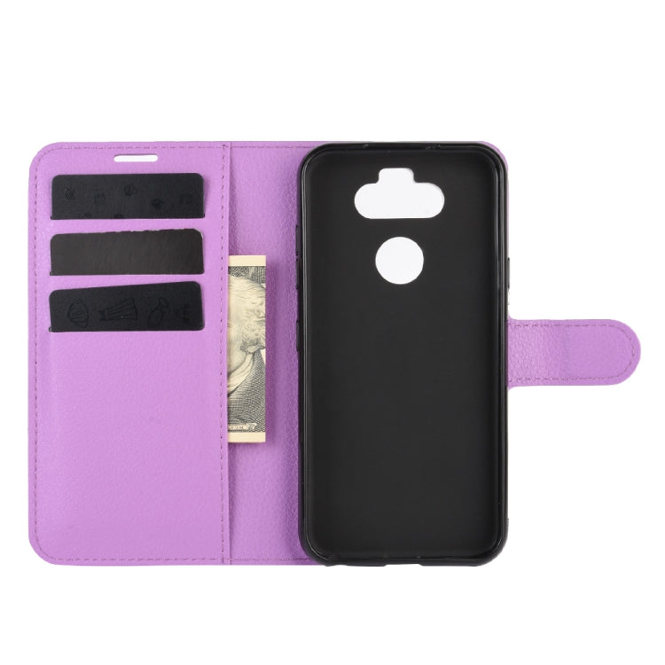 For LG K31/Aristo 5/Aristo 5 Plus Litchi Texture Horizontal Flip Protective Case with Holder & Card Slots & Wallet
