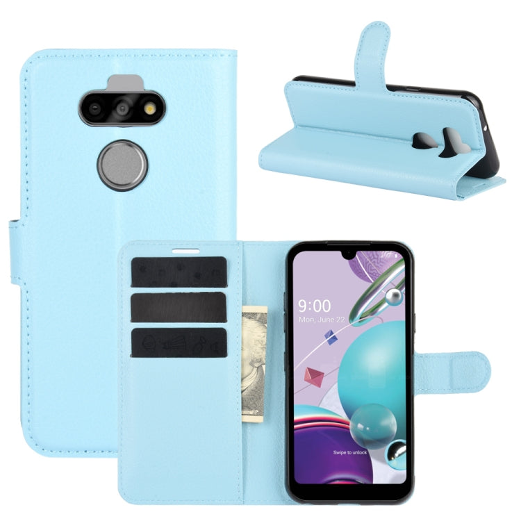 For LG K31/Aristo 5/Aristo 5 Plus Litchi Texture Horizontal Flip Protective Case with Holder & Card Slots & Wallet