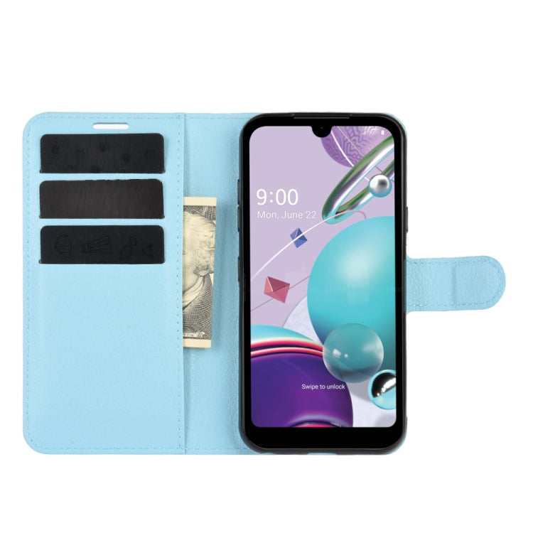For LG K31/Aristo 5/Aristo 5 Plus Litchi Texture Horizontal Flip Protective Case with Holder & Card Slots & Wallet