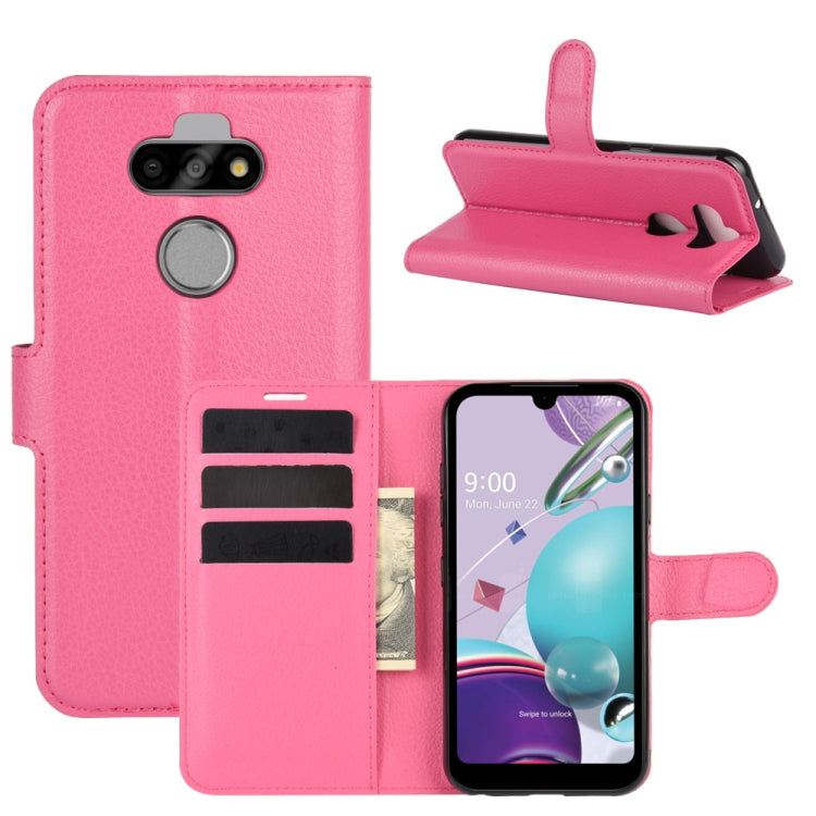 For LG K31/Aristo 5/Aristo 5 Plus Litchi Texture Horizontal Flip Protective Case with Holder & Card Slots & Wallet