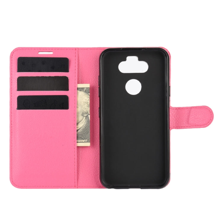 For LG K31/Aristo 5/Aristo 5 Plus Litchi Texture Horizontal Flip Protective Case with Holder & Card Slots & Wallet