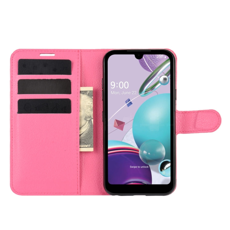 For LG K31/Aristo 5/Aristo 5 Plus Litchi Texture Horizontal Flip Protective Case with Holder & Card Slots & Wallet