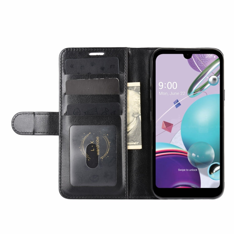 For LG K31/Aristo 5/Aristo 5 Plus R64 Texture Single Horizontal Flip Protective Case with Holder & Card Slots & Wallet& Photo Frame