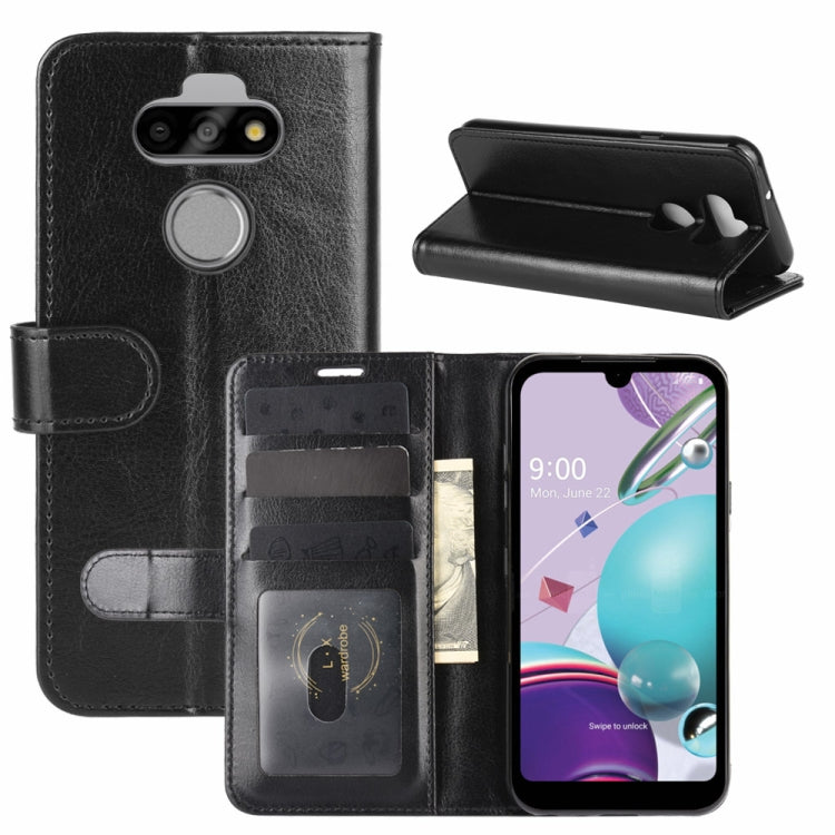 For LG K31/Aristo 5/Aristo 5 Plus R64 Texture Single Horizontal Flip Protective Case with Holder & Card Slots & Wallet& Photo Frame