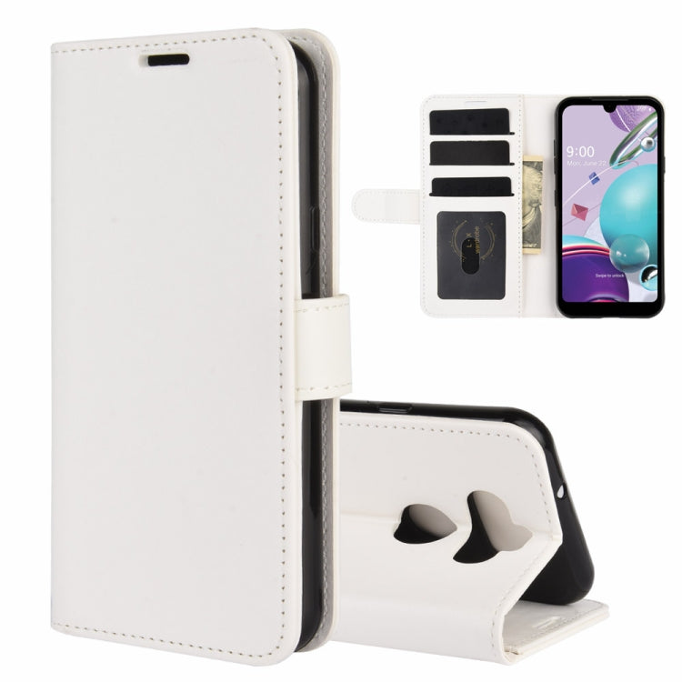 For LG K31/Aristo 5/Aristo 5 Plus R64 Texture Single Horizontal Flip Protective Case with Holder & Card Slots & Wallet& Photo Frame