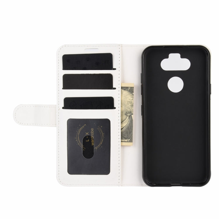For LG K31/Aristo 5/Aristo 5 Plus R64 Texture Single Horizontal Flip Protective Case with Holder & Card Slots & Wallet& Photo Frame
