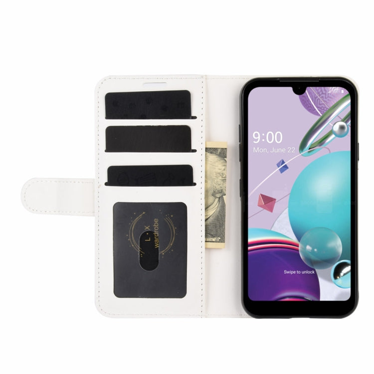 For LG K31/Aristo 5/Aristo 5 Plus R64 Texture Single Horizontal Flip Protective Case with Holder & Card Slots & Wallet& Photo Frame