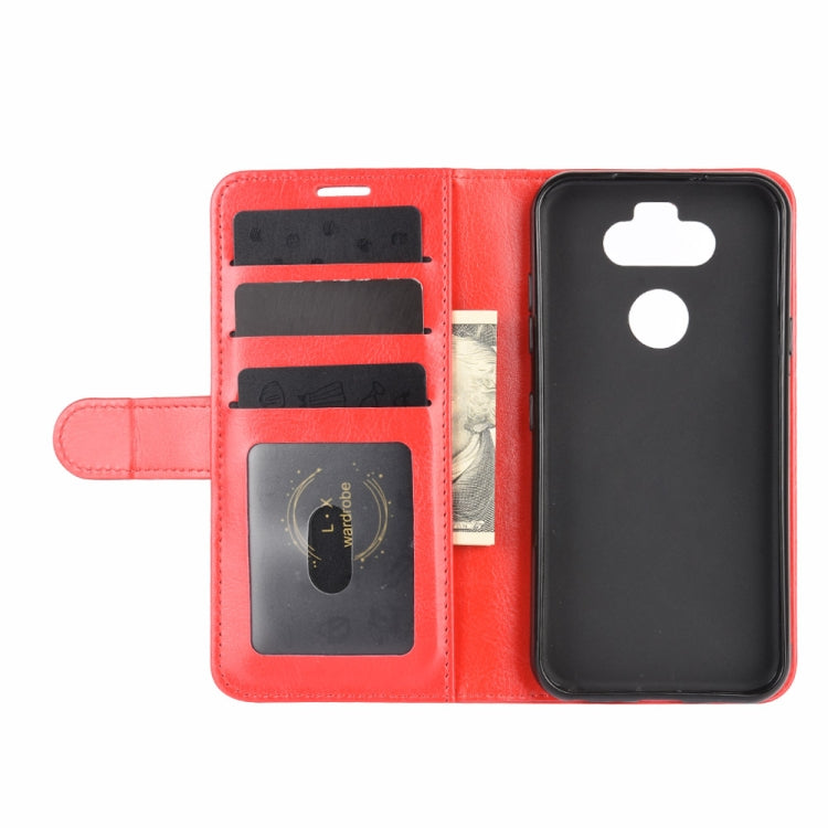 For LG K31/Aristo 5/Aristo 5 Plus R64 Texture Single Horizontal Flip Protective Case with Holder & Card Slots & Wallet& Photo Frame