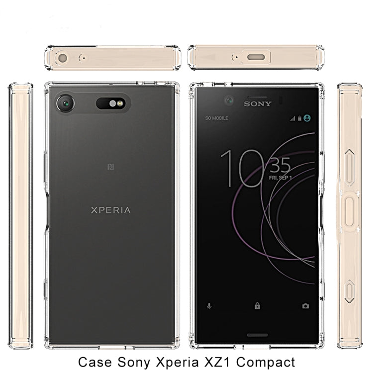 Scratchproof TPU + Acrylic Protective Case for Sony Xperia XZ1 Compact(Pink)