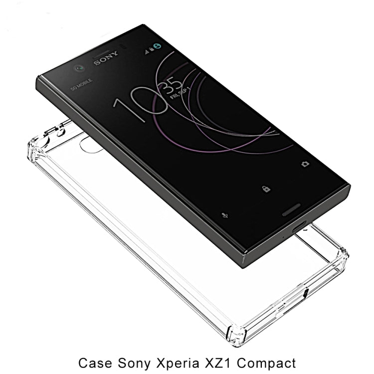 Scratchproof TPU + Acrylic Protective Case for Sony Xperia XZ1 Compact(Pink)