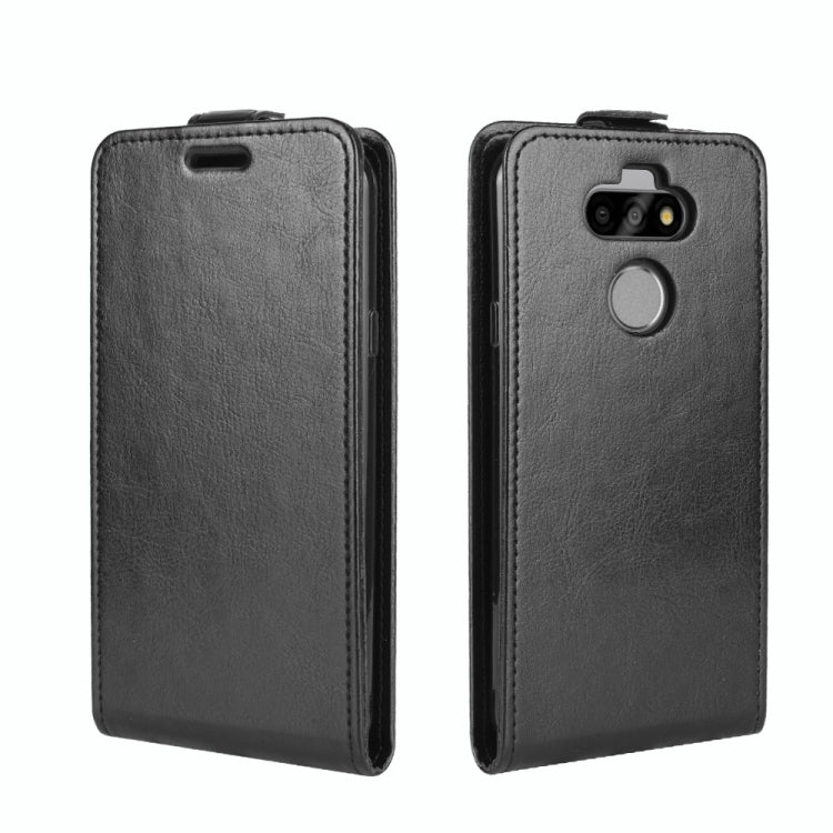 For LG K31/Aristo 5/Aristo 5 Plus R64 Texture Single Vertical Flip Leather Protective Case with Card Slots & Photo Frame