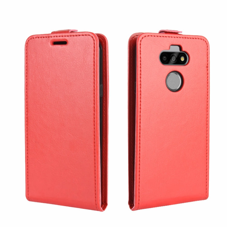 For LG K31/Aristo 5/Aristo 5 Plus R64 Texture Single Vertical Flip Leather Protective Case with Card Slots & Photo Frame