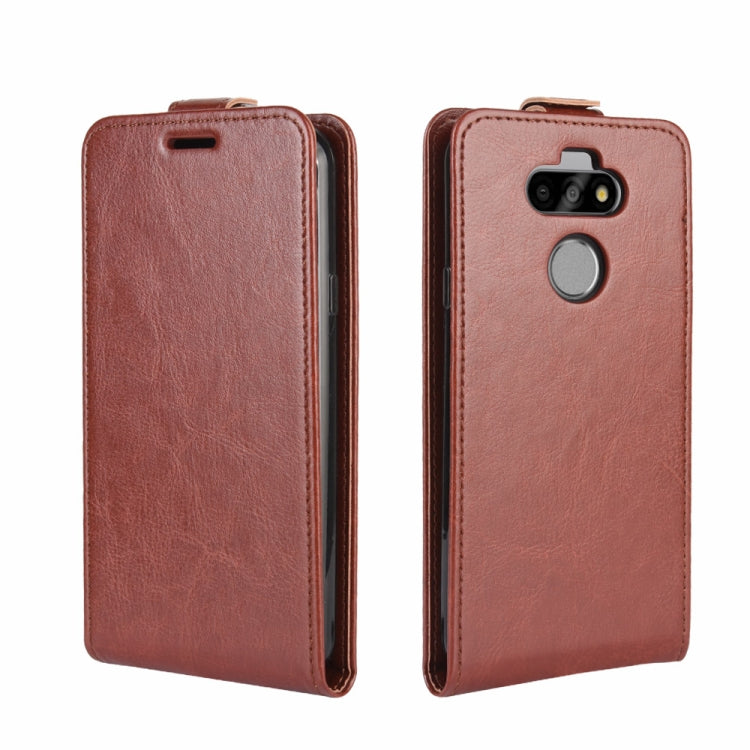 For LG K31/Aristo 5/Aristo 5 Plus R64 Texture Single Vertical Flip Leather Protective Case with Card Slots & Photo Frame