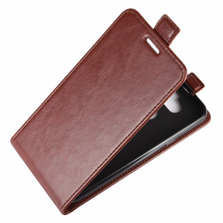 For LG K31/Aristo 5/Aristo 5 Plus R64 Texture Single Vertical Flip Leather Protective Case with Card Slots & Photo Frame
