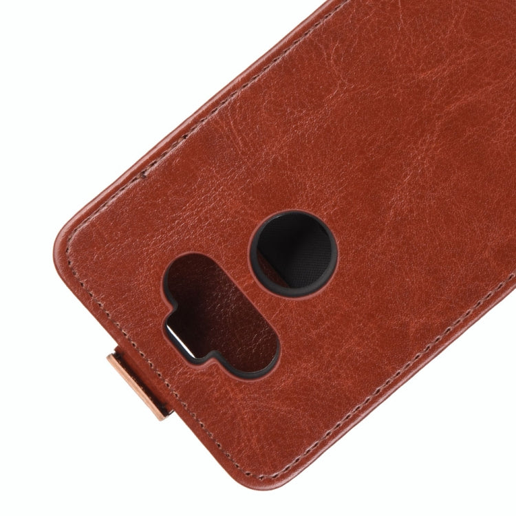 For LG K31/Aristo 5/Aristo 5 Plus R64 Texture Single Vertical Flip Leather Protective Case with Card Slots & Photo Frame