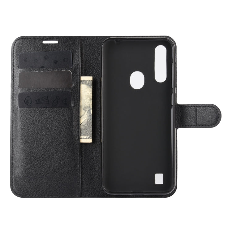 For ZTE Blade A7 2020 Fingerprint Version Litchi Texture Horizontal Flip Protective Case with Holder & Card Slots & Wallet