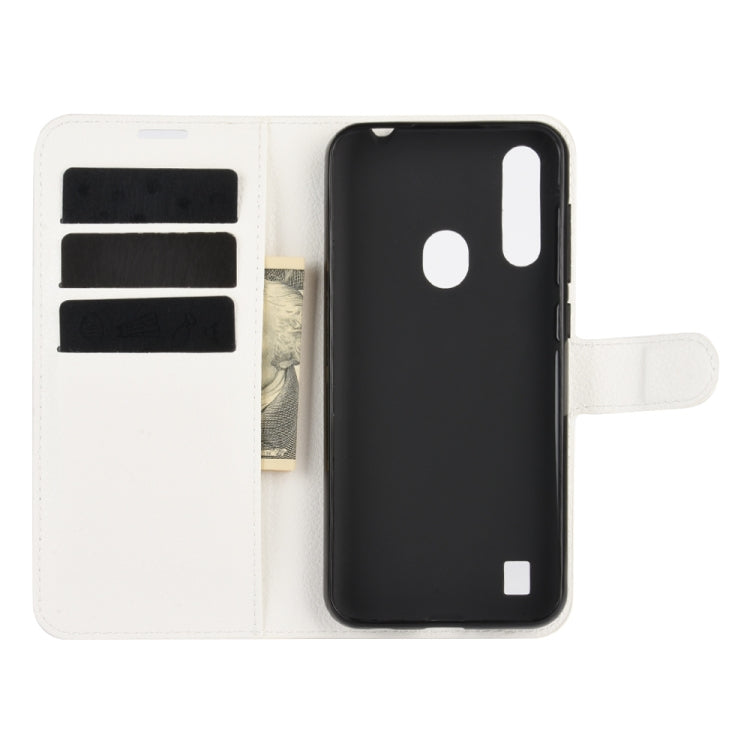 For ZTE Blade A7 2020 Fingerprint Version Litchi Texture Horizontal Flip Protective Case with Holder & Card Slots & Wallet