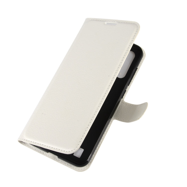 For ZTE Blade A7 2020 Fingerprint Version Litchi Texture Horizontal Flip Protective Case with Holder & Card Slots & Wallet